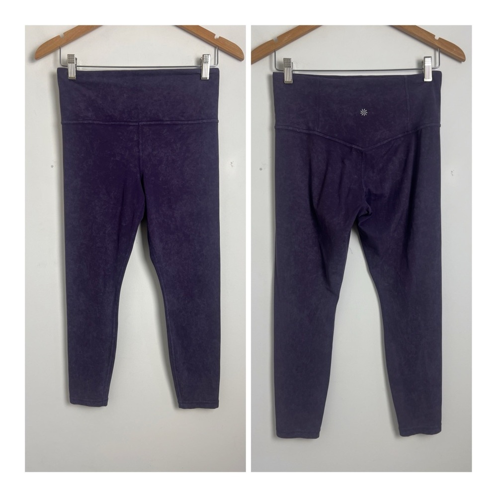 Athleta Women's Medium‎ Purple Elation Ultra High Rise 7/8 Leggings